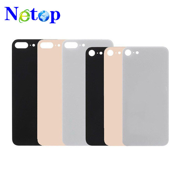 Netop Glass Cover For Apple IPhone 8 8 Plus Back Battery Cover Rear Door Housing iPhone8 Replacement Parts For iPhone 8 Back Glass