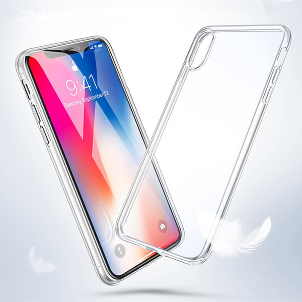 Ultra Thin Soft TPU Silicone Phone Case for iPhone X Xs Xr Xs Max 7 8 Plus Felkin Transparent Phone Case