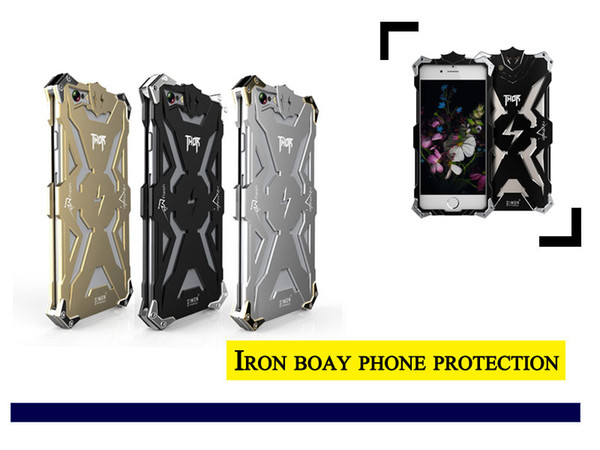 New Aviation Aluminum Thor Metal Cell Phone Cases For iphone 6 6plus high quality Iron Body Premium Case free DHL