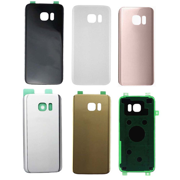 For Samsung Galaxy S7 Edge G935 Back Glass Cover Housing Battery Door Replacement Parts Plate Colors