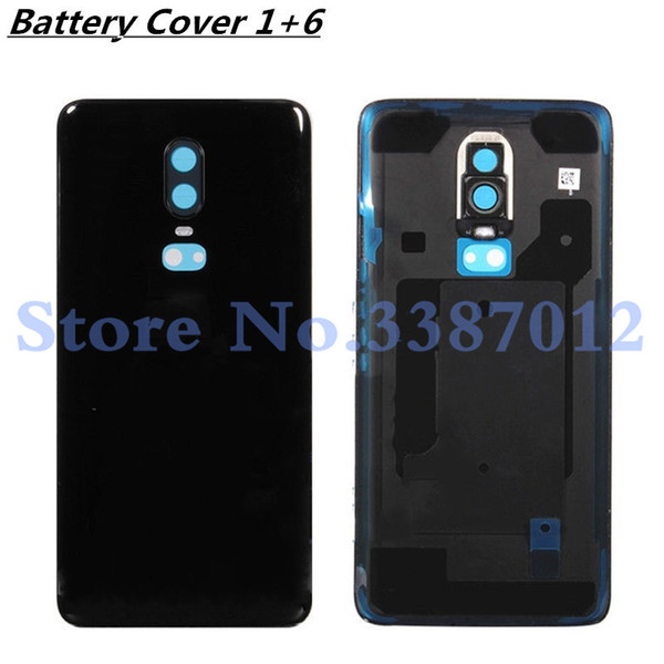 Original 3D Glass For Oneplus 6 six Battery Door Case Back Cover Rear Phone Housing Case For One Plus 6 Replacement Parts