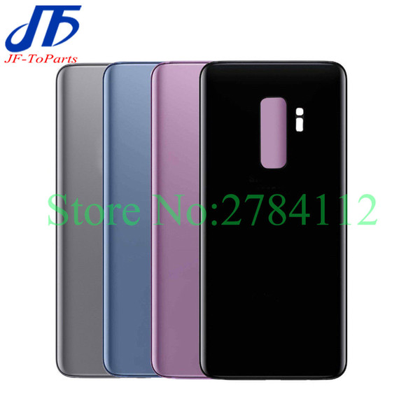 10Pcs Back Glass Replacement For Samsung Galaxy S9 G960 G960F / S9+ S9 Plus G965 G965F Battery Cover Rear Door Housing Case