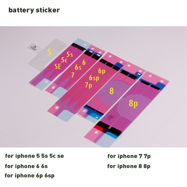 Battery Sticker Adhesive Tape Glue for Back Housing Rear Tape Strip Sticker Battery Heat Dissipation for iphone 7 for iphone 5 6s