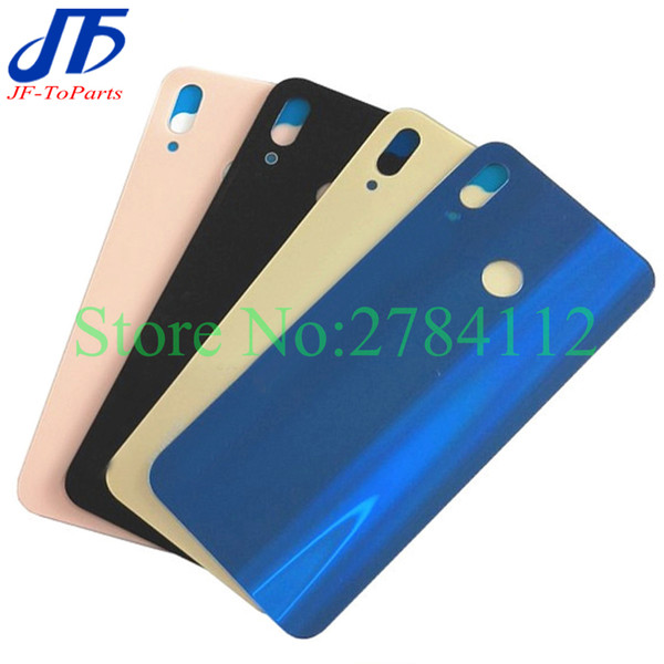 10Pcs P20lite Back Battery Cover Replacement For Huawei P20 Lite / Nova 3e Rear Housing Glass Chassis Door Back Case + sticker