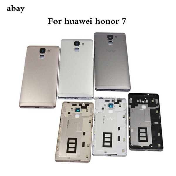 OEM Rear Housing Cover for HUAWEI Honor 7 Aluminum Back Door Replacement Battery Case Side Buttons Camera Lens Cover 5.2 Inch