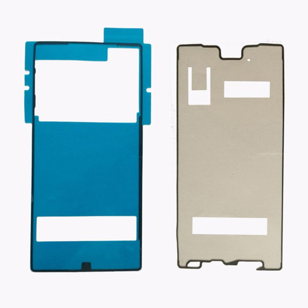 10 sets Back Cover + LCD Frame Waterproof Adhesive Sticker Glue For Sony Xperia Z5 Front Housing LCD Touch Screen Frame