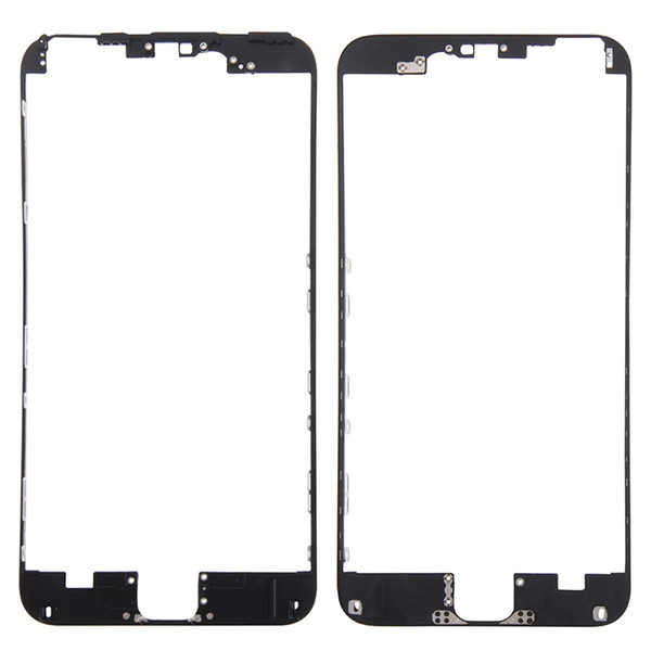 10pcs Front Bezel with hot glue Middle Frame for iPhone 6S 4.7 VS 6S Plus 5.5 inch Black white Replacement Parts