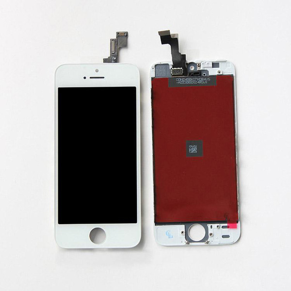 Black White LCD Display & Touch Screen Digitizer Full Assembly for iPhone 5S iphone 5C 5G Replacement Repair Parts DHL Free Ship