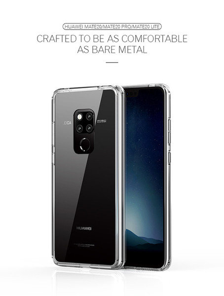 The New Style Huawei mate 20/mate 20Pro Clear And Transparent, Anti-fall, Impact Cushioning Design , Non-Slippery,High-definition Frosted