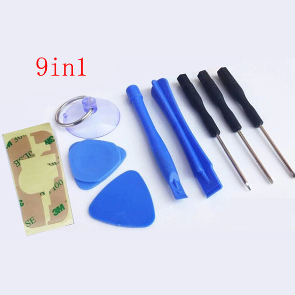 180pcs 9 in1 mobile phone repair tools lever open dial the slice of sucker for mobile phone repair tools Hand tools,5 6 6 s universal