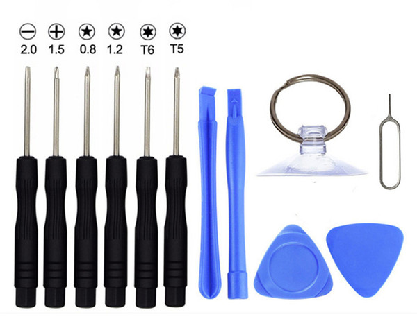 11 in 1 Screw Driver Tool Kits Cell Phone Repair Tool Set For iPhone Samsung HTC Sony Motorola LG free DHL