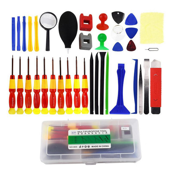 Wholsale 38 in 1 Portable Hardware Hand Tools Set Precision Screwdriver Set Multifunction Tablet PC Computers Phone Repair Tool Kit