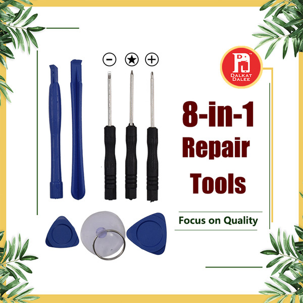 8 in 1 Repair Pry Kit Opening Tools With 5 Point Star Pentalobe Torx Screwdriver For APPLE iphone 4S 5 6 6S Plus