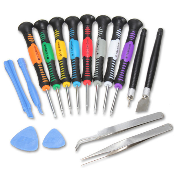 16 in 1 Opening Pry Tools Disassembly phone Repair tools Kit Versatile Screwdriver Set for iPhone 4 4S 5 HTC Samsung Nokia smartphone