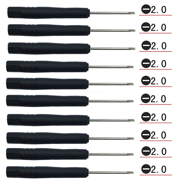 9000pcs 85mm Mini 2.0mm Flat Head Slotted Screwdriver Screwdriver for iPhone Smartphone Tablet Game Console For Computer ect Repair