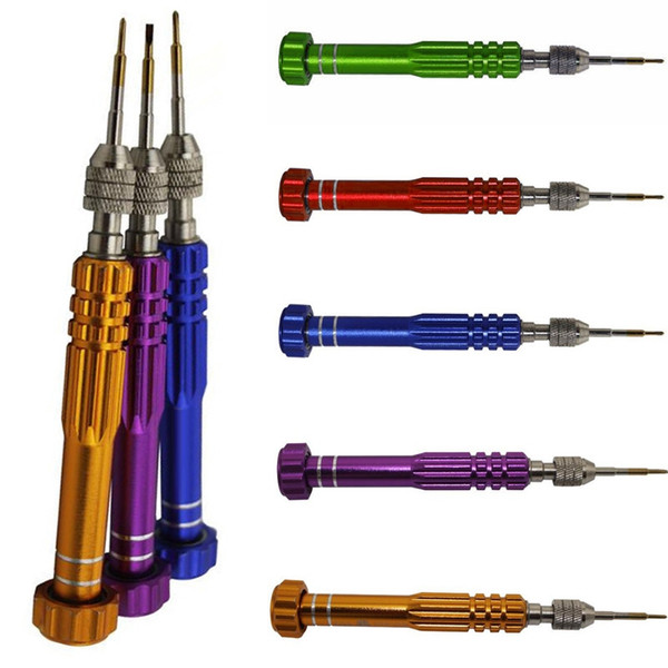 Multifunctional mobile phone dismantling 5 in 1 Repair Open Tools Kit Screwdrivers For iPhone Samsung Galaxy DIY Mobile Phone Accessories