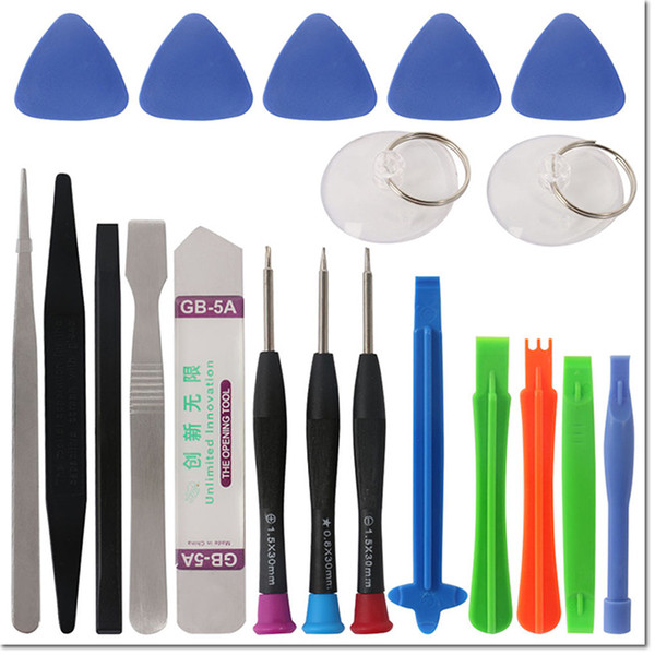 20 in 1 Mobile Phone Repair Tools Kit Spudger Pry Opening Tool Screwdriver Set for iPhone iPad Samsung Cell Phone Hand Tools Set