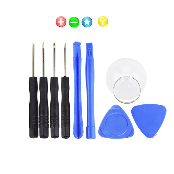 Cell Phone Reparing tools 9 8 in 1 Repair Pry Kit Opening Tools Pentalobe Torx Slotted screwdriver For Apple iPhone 4 4S 5 5s 6 moblie phone