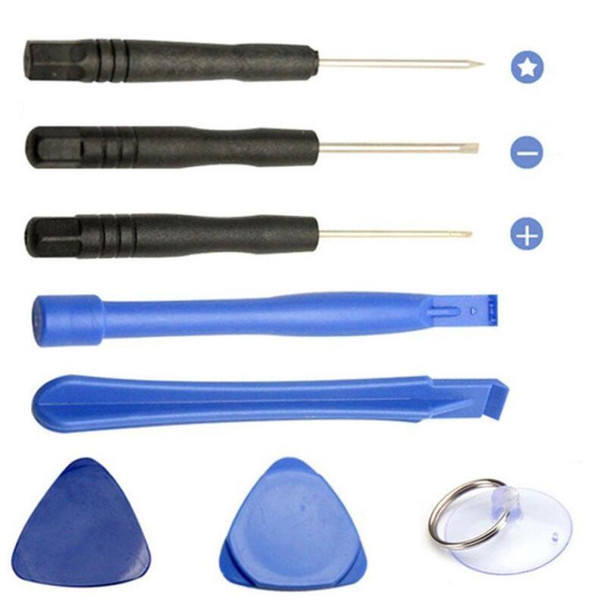 Practical 8 in 1 Repair Pry Kit Opening Tools With 5 Point Star Pentalobe Torx Screwdriver For APPLE iphone 4S 5 6 7 8