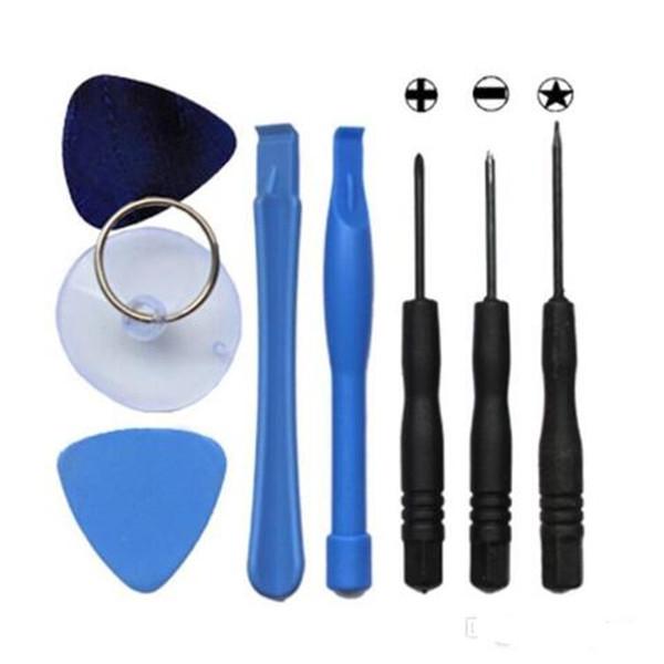 Cell Phone Reparing tools 8 in 1 Repair Pry Kit Opening Tools Pentalobe Torx Slotted screwdriver For iPhone 5 6 7 moblie phone