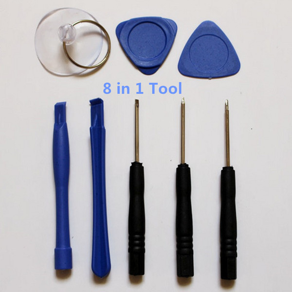 Cell Phone Reparing Tools 8 in 1 Repair Pry Kit Opening Tools Pentalobe Torx Slotted Screwdriver For Apple iPhone Ipad