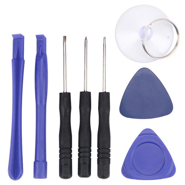 Cell Phone Reparing Tools 8 In 1 Repair Pry Kit Opening Tools Pentalobe Torx Slotted Screwdriver For IPhone 4 5 5s 6 7 Moblie Phone 100Sets