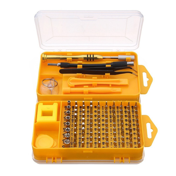 108 in 1 Screwdriver Sets Multi-function Computer PC Mobile Phone Cellphone Digital Electronic Device Repair Home Tools Bit