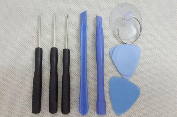 1000set (8000pcs) 8 in 1 REPAIR PRY KIT OPENING TOOLS With 5 Point Star Pentalobe Torx Screwdriver For APPLE iphone 4 5 6 7 plus