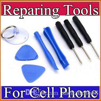 Hot 8 in 1 REPAIR PRY KIT OPENING TOOLS With 5 Point Star Pentalobe Torx Screwdriver For APPLE IPHONE iphone 4 4G 5,DHL Free A-GJ