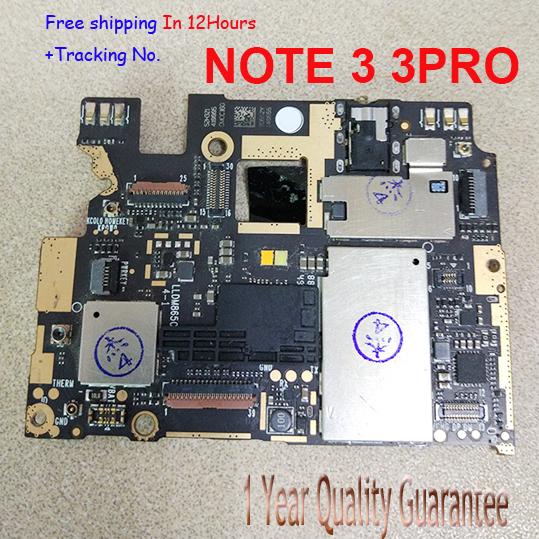 Wholesale- Original 2/3GB +16/32GB ROM mother board For Xiaomi hongmi note3 redmi note 3 pro motherboard with tracking number