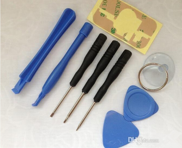 8 in 1 Screwdriver Sucker Pry Repair Opening Tool Kit Set For iphone 4 4s 4g 5 5c 5s 6 6plus 100sets/lot