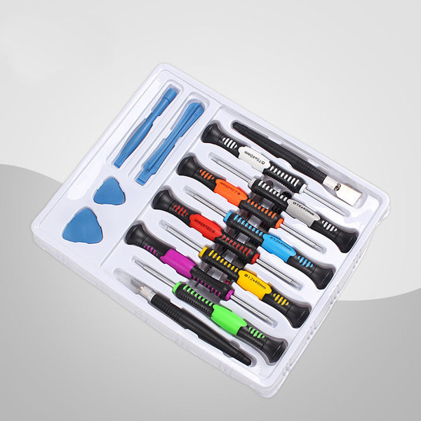 Repair Tool Kit Screwdrivers For IPhone Samsung Sony HTC Pry Tools 16 in 1 Kit With Retail Packaging