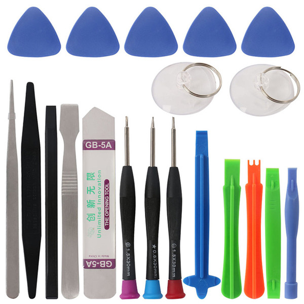 20 in 1 Mobile Phone Repair Tools Kit Spudger Pry Opening Tool Screwdriver Set for iPhone iPad Samsung Cell Phone Hand Tools Set