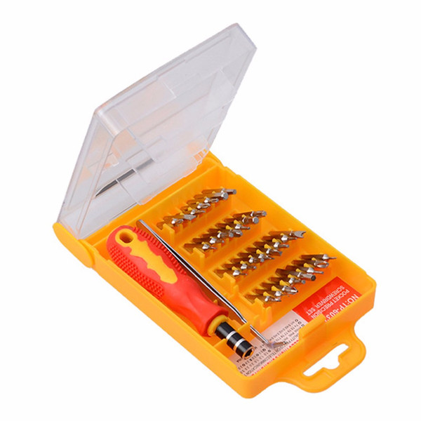 32 in 1 set Micro Pocket Precision Screw Driver Kit Magnetic Screwdriver Cell Phone Tool Repairing Box