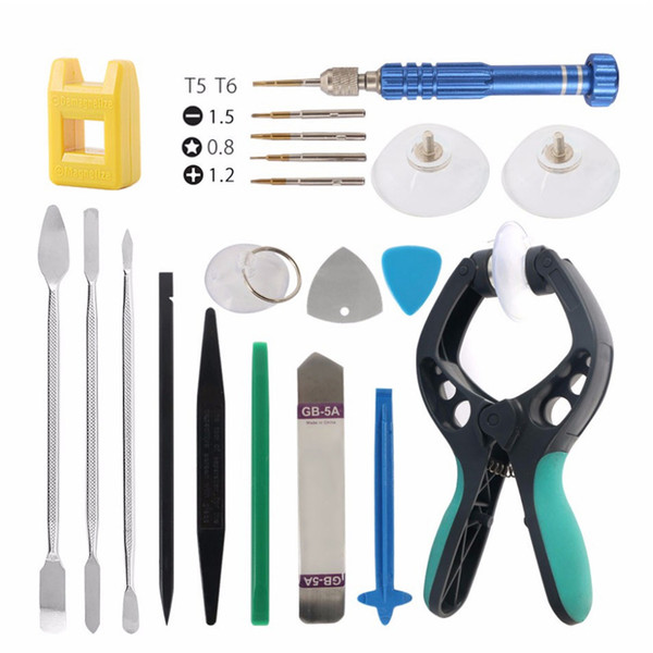 20pcs Repair Dismantle Tools Kit for Smartphone LCD Screen Opening Pliers Metal Pry for Samsung iPhone Mobile Phone Laptop