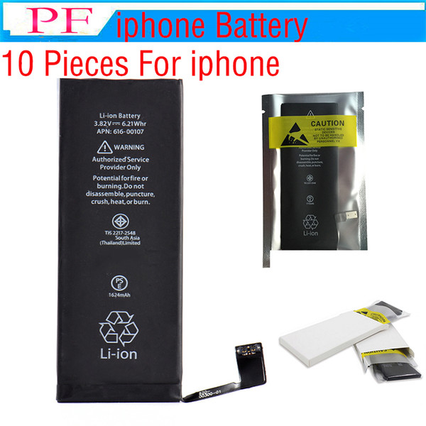 50P Top Quality Battery for apple iphone 5g 5s 5c 6g 6s 6plus 7g 7 8 plus Batteries Replacement Strong Flex 0 Cycle