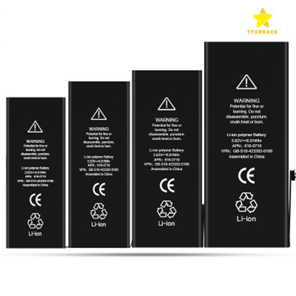 Original Quality 100% Capacity Battery for iPhone 4 4s 5g 5s 5c 6g 6s 6plus 6s plus 7g 7 plus iPhone Batteries Replacement