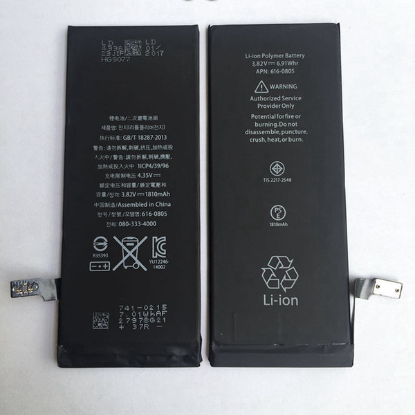 Best Quality Built-in Internal Li-ion Phone Replacement Battery for iPhone 5 5s 5c 5g 6 6s 6g 7Plus 8 8Plus x Free Shipping