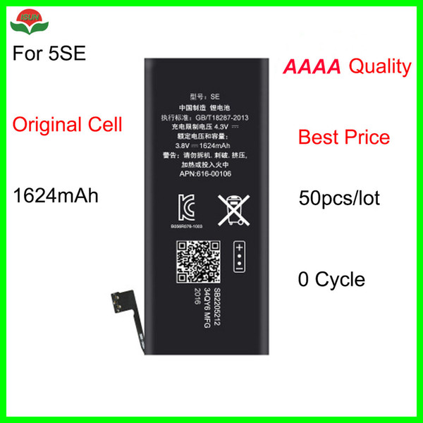 100% Free Shipping 10PCS Genuine 0 Cycle high quality 2750mAh 3.85V replacement Li-ion Battery for iPhone 6S PLUS 6P 6G 6S 7G 7P 5SE battery