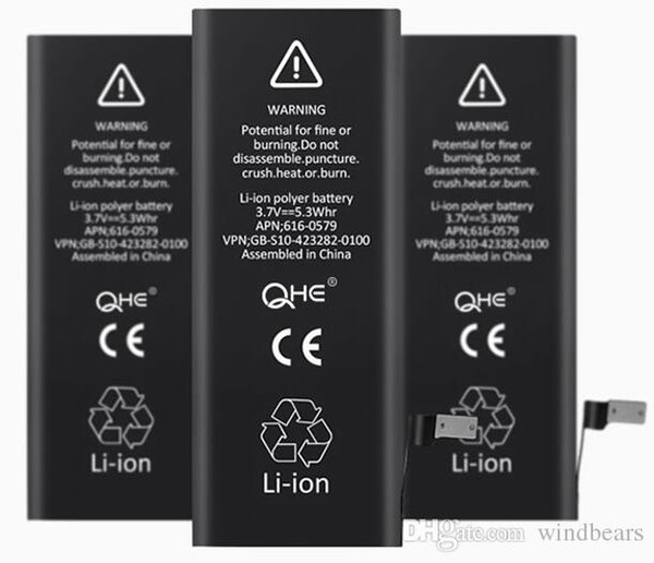 Good quaility Zero cycle cell phone batteries built-in battery suitable for iphone 4/4s/5s/5C/6/6S/plus 7g 7 plus