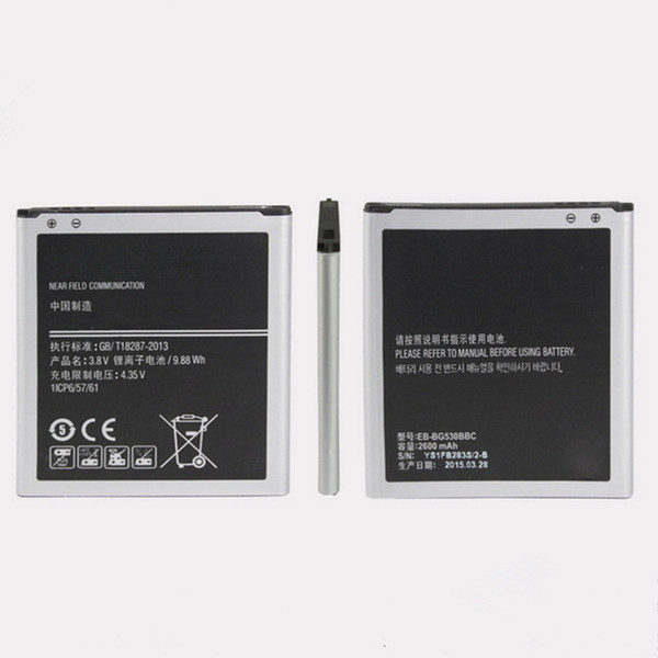 Mobile Phone Replacement Battery 2600mAh EB-BG530BBE for Samsung Galaxy J5 J3 J2109 G530 G530F G530FZ G530Y Batteries