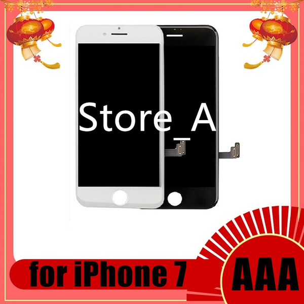 High Quality A+++ for iPhone 7 LCD Display Touch Digitizer Screen with Frame Full Assembly 4.7inch 3D Touch Function Free Shipping