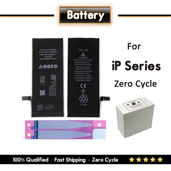 Internal Li-ion Battery For iPhone 4 4S 5 5C 5S 6 6S 7 8 Plus Full New Not Copy 100% capacity Zero Cycle