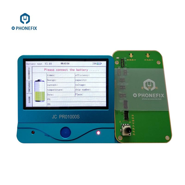 FIXPHONE JC PRO1000S Battery Tester For iPhone 4 4S 5 5S SE 6 6P 6S 6P 7 7P Battery Health Test Tool