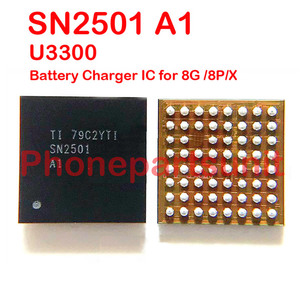 5pcs/lot Original New SN2501 SN2501A1 Battery Charging IC USB Charger ic Chip For iPhone 8 8G 8P 8Plus X 8X U3300 Chip Assembly on Mainboard