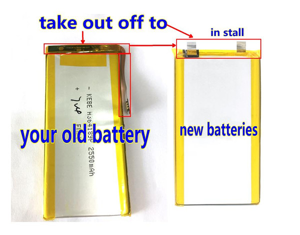 HTX-KB-A208-FPC-V1.0 KEBE 364189p battery 3 wires for china MTK andorid smart phone S6 G9200