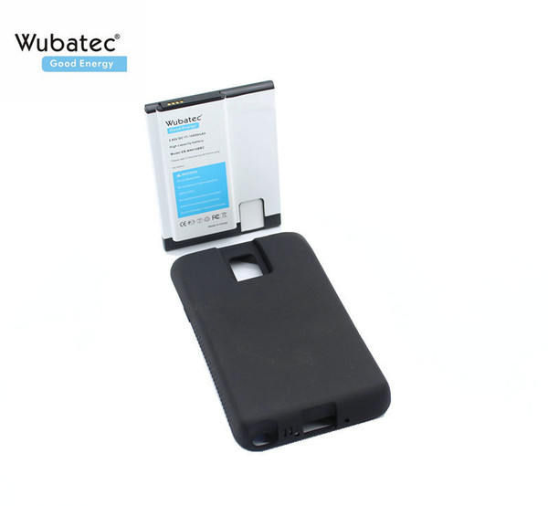 Wubatec 1x Note 4 NFC Tricell Battery 10000mAh for Samsung Galaxy Note4 N910F N910C N910V N910T N910G + Case EB-BN910BBE Extended Battery