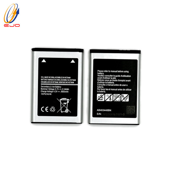 Battery For Samsung E208 Phone Replace battery The High Capacity For The x200 x208 e200 s259 AB463446NB AB463446BU High Capacity Batterie