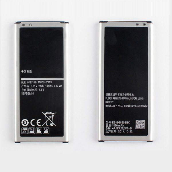 EB-BG850BBC Replacment Battery for Samsung Galaxy Alpha G850 G850F Cellular Phone Batteries 1860mAh with High Quality