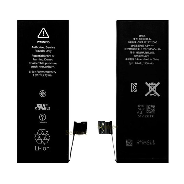 Brand new mobile phone battery capacity 1560 mAh for iphone 5s 5c battery replacement parts With Retail Packing